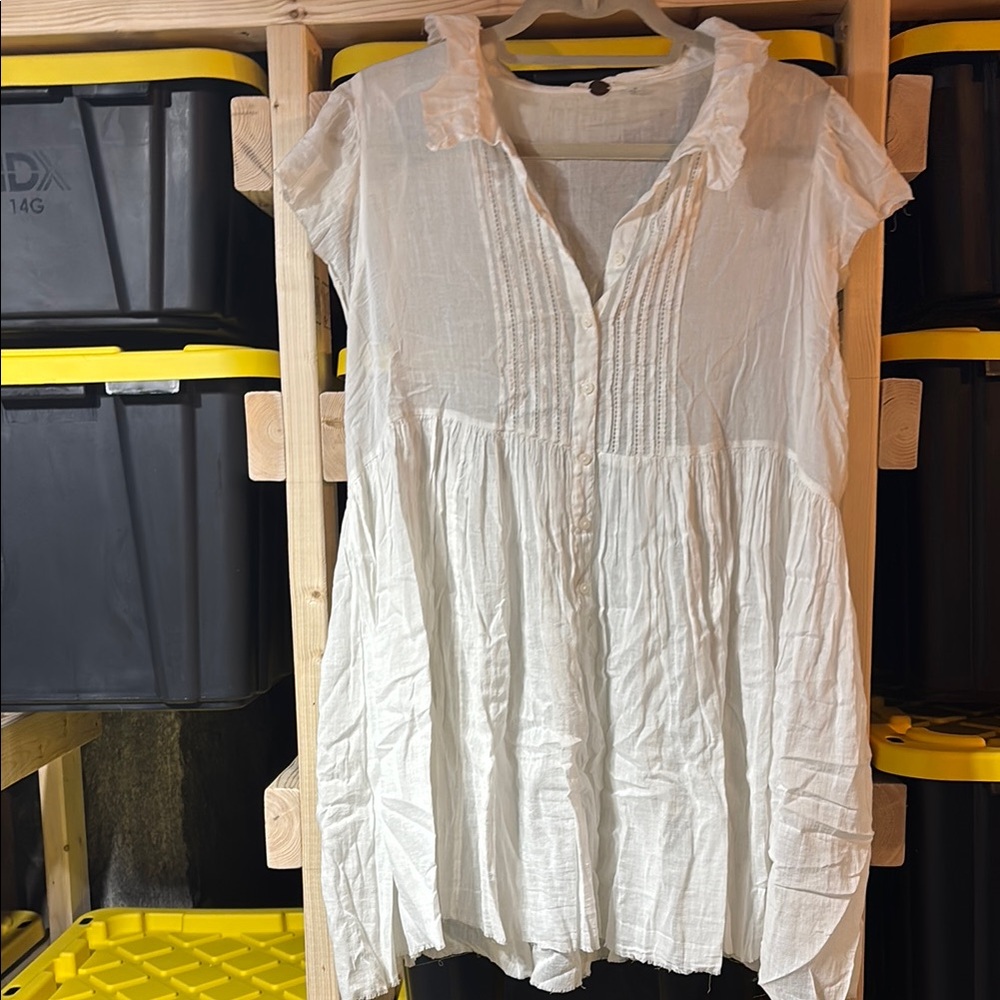 Free People baby doll Ruffled Women's Top